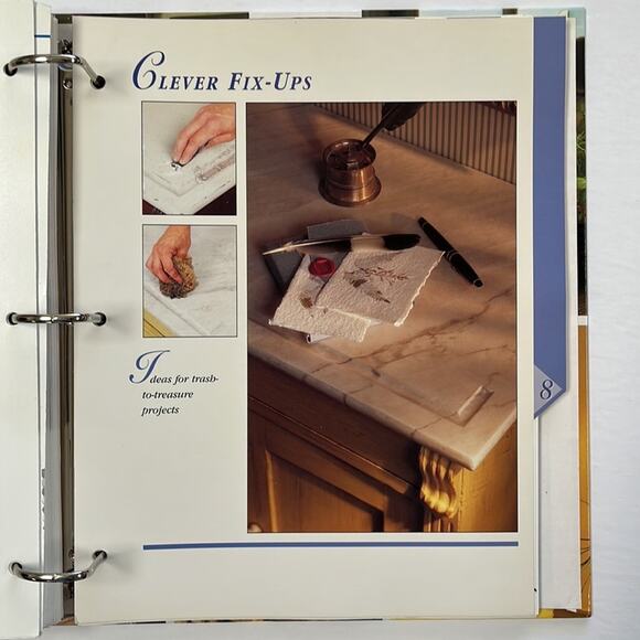 Crafting & Decorating Made Simple Book Looseleaf Binder Crafters Companion 5-8 - Picture 6 of 10